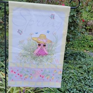 Holly Hobby Spring Small Garden Flag